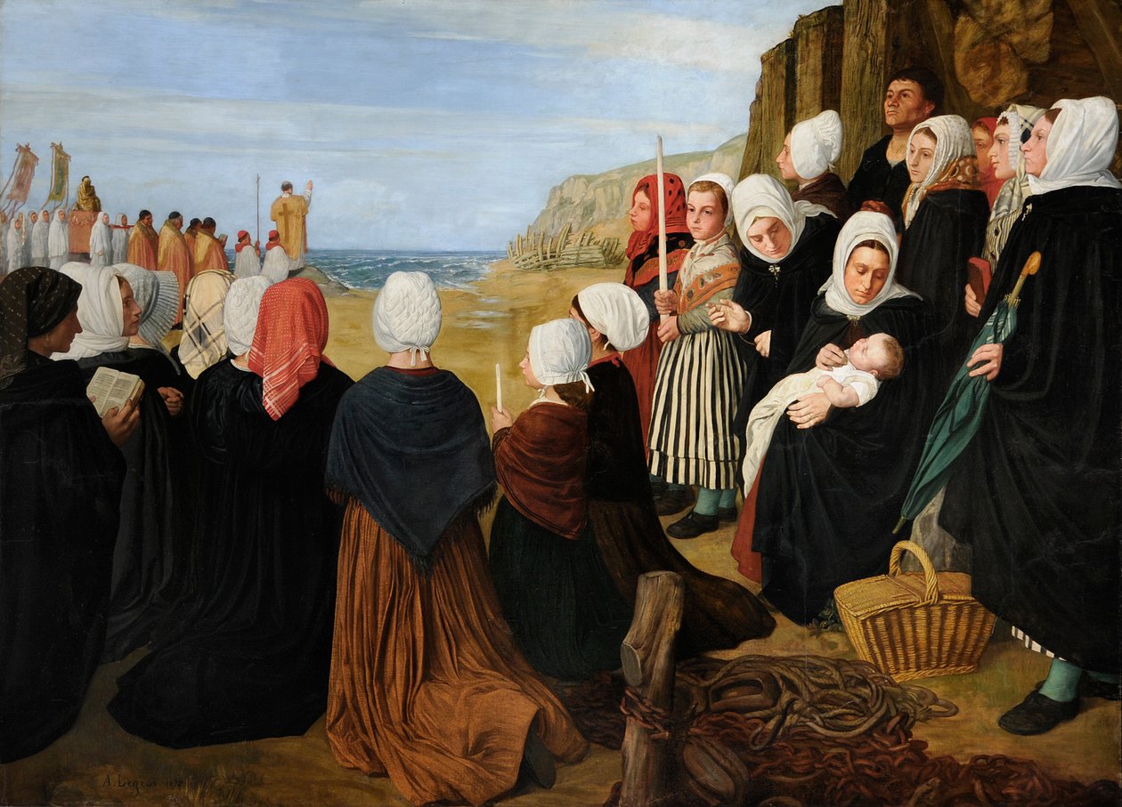 A tenger áldása alkotó: Alphonse Legros
