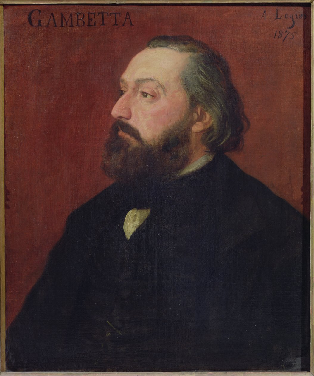 Leon Gambetta (1838-82) 1875 alkotó: Alphonse Legros