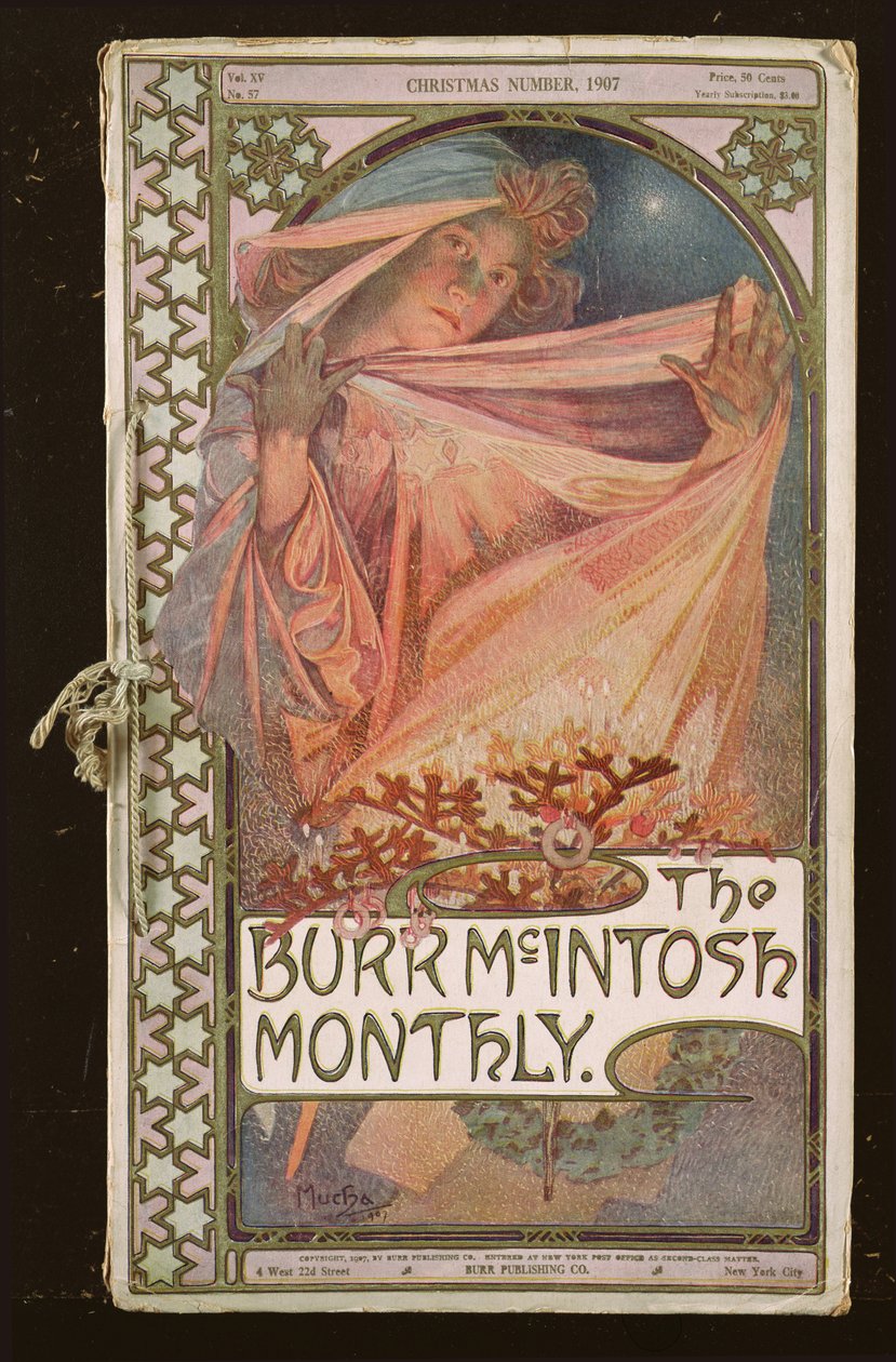 A Burr McIntosh havilap, 1903–1910 alkotó: Alphonse Mucha