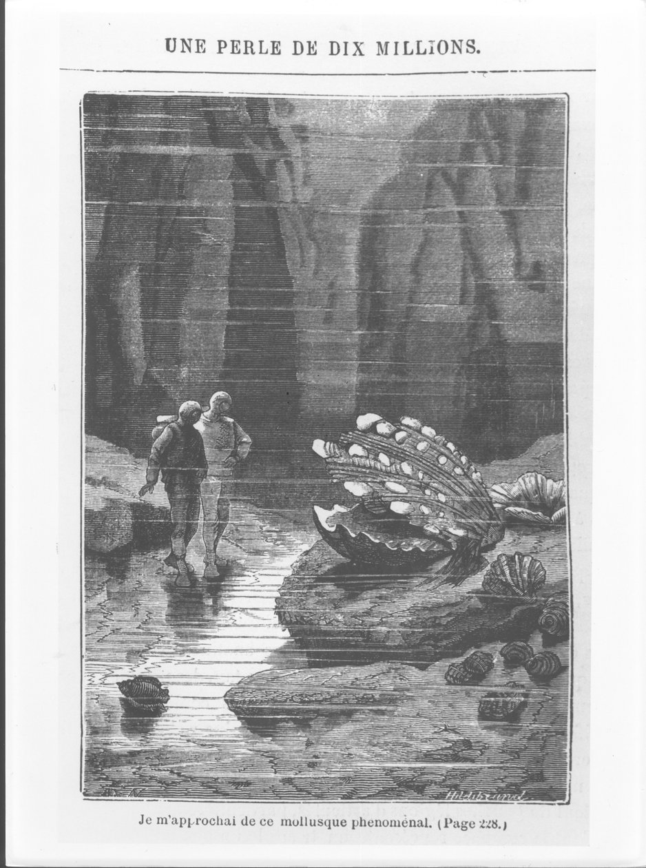 Illusztráció Jules Verne (1828-1905) 