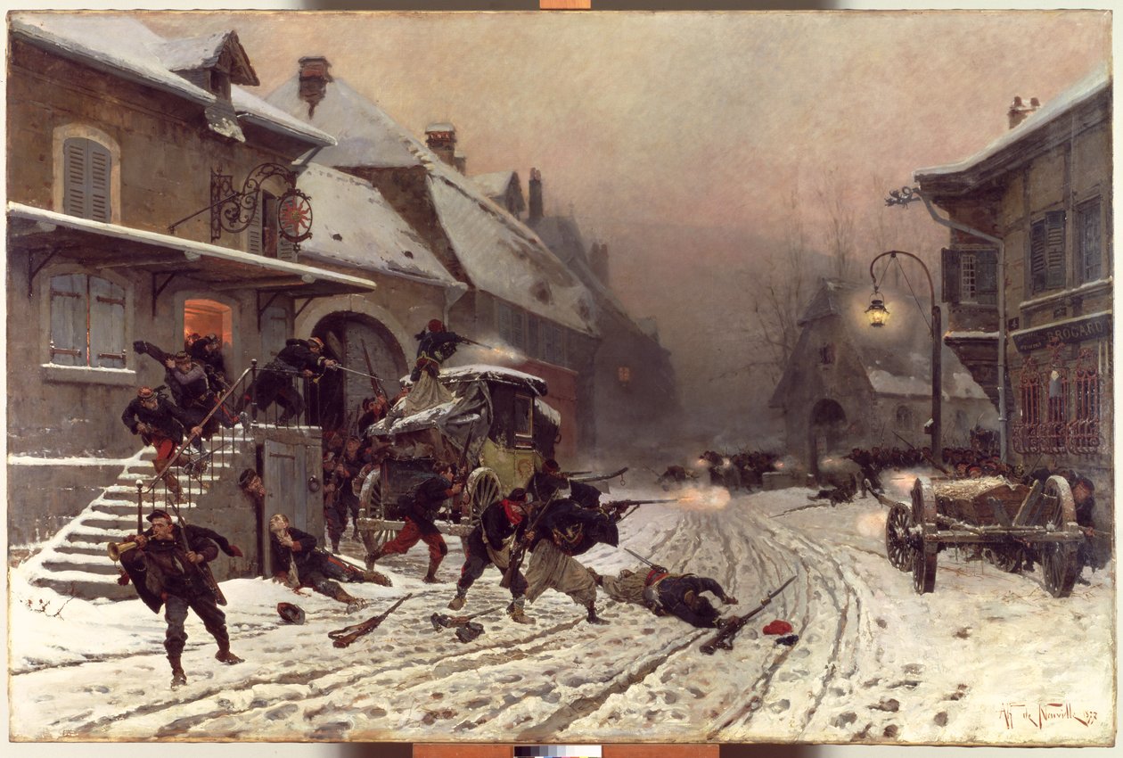 Hajnali támadás, 1877 alkotó: Alphonse Marie de Neuville