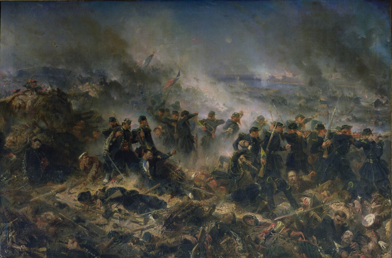 A Gervais-üteg Sebastopol ostrománál, 1855. június 18. alkotó: Alphonse Marie de Neuville