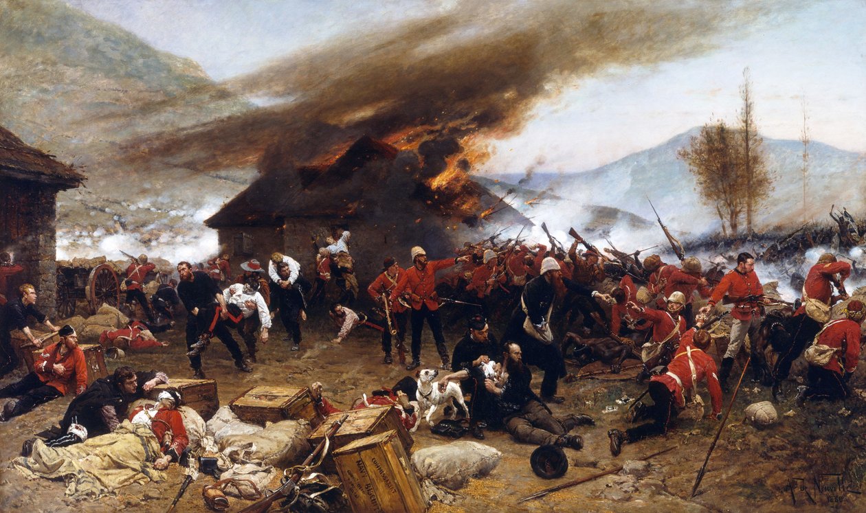 Rorke Drift védelme 1879 alkotó: Alphonse Marie de Neuville