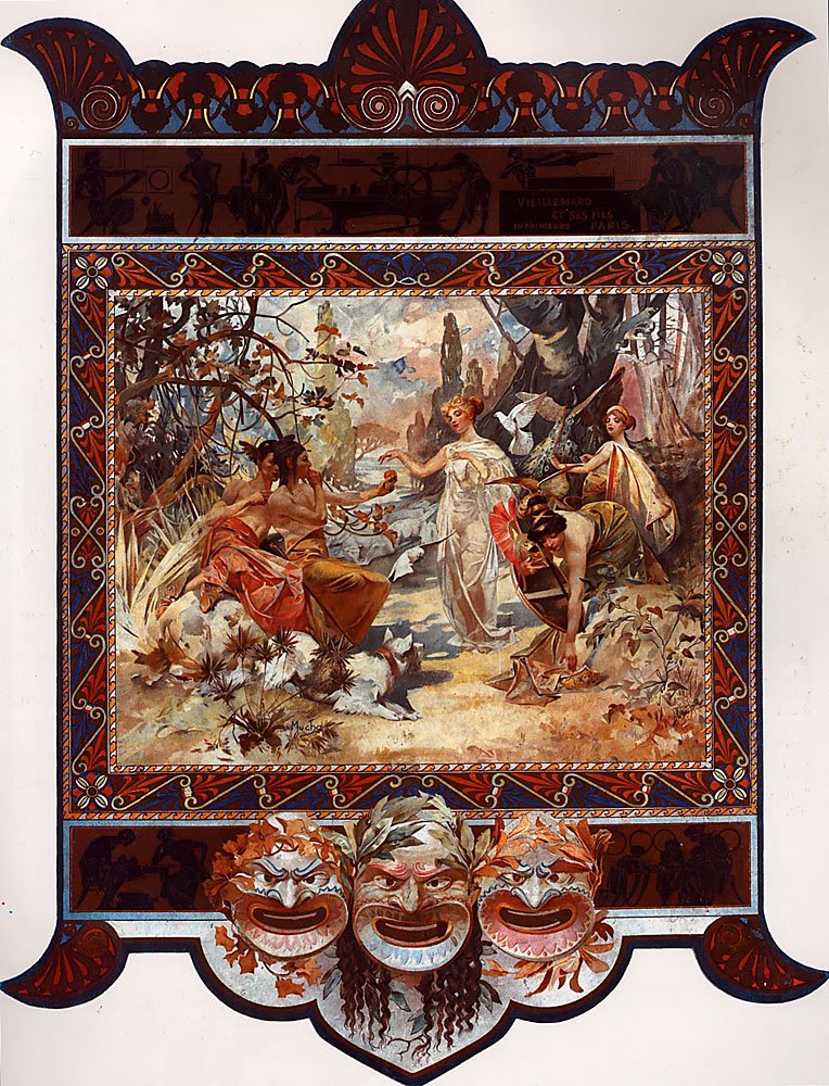 A párizsi ítélet alkotó: Alphonse Mucha