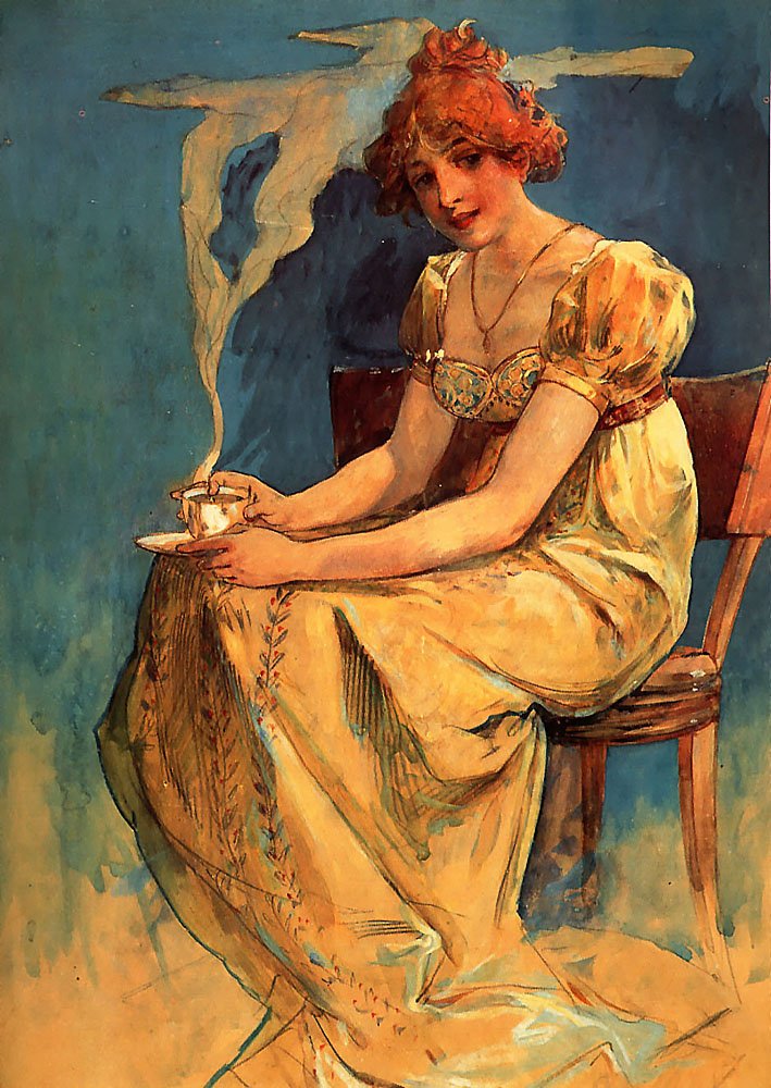 Untitledn alkotó: Alphonse Mucha