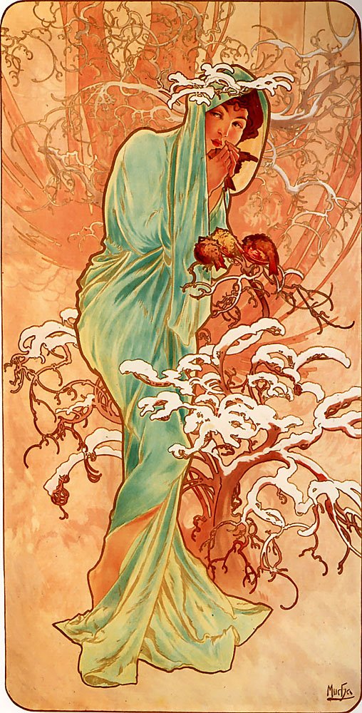Téli alkotó: Alphonse Mucha