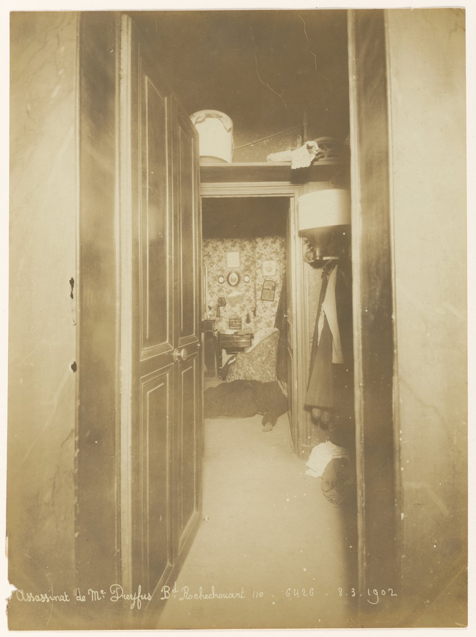 Madame Dreyfus meggyilkolása alkotó: Alphonse Bertillon