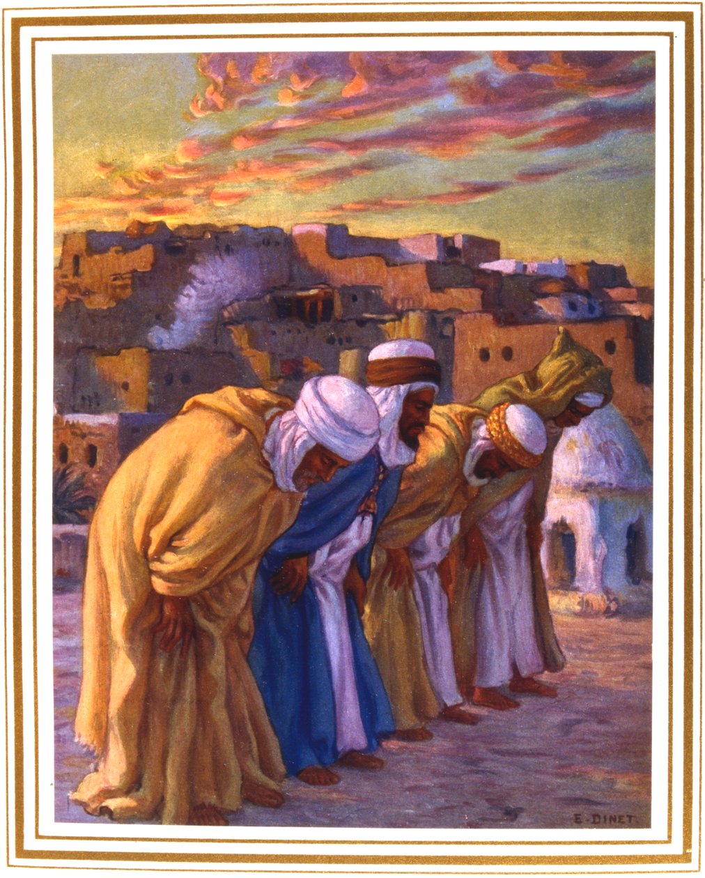 El Rekaa vagy hajlam A hajlam imája, 1918 alkotó: Alphonse Etienne Dinet