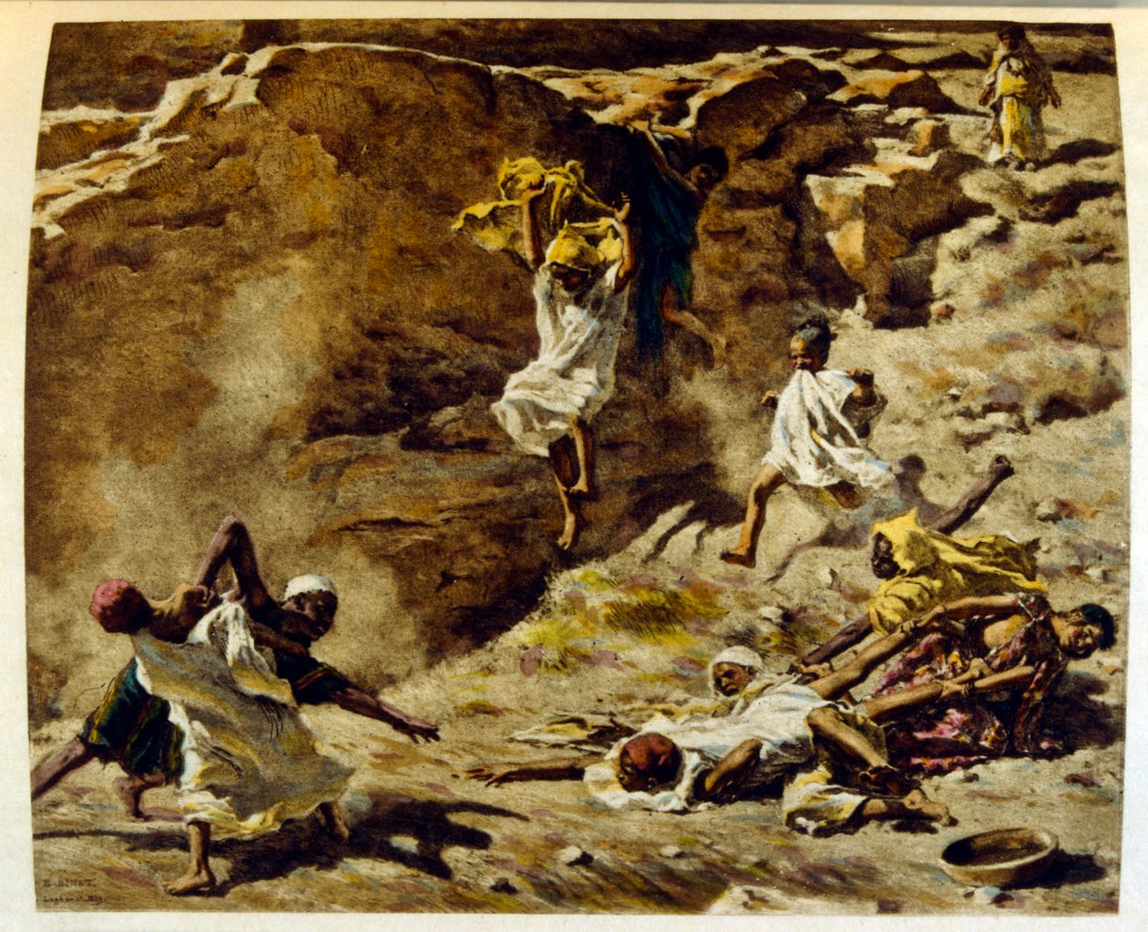 Illusztráció: Dinet az arab élet „Mirages” című darabjából. 1906. Mirages, Scénes De La Vie Arab című filmet Etienne Dinet illusztrálta Silman Ben Ibrahim Bamer kommentárjával. Nasreddine Dinet Alphonse-Étienne Dinet néven született; (1861-1929) francia ke alkotó: Alphonse Etienne Dinet