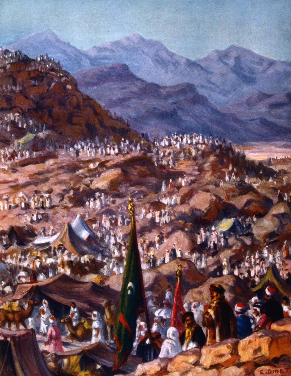 Zarándokok, 1918 alkotó: Alphonse Etienne Dinet