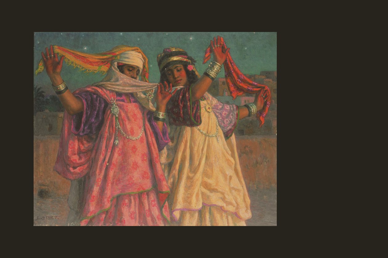 A sál tánc (olaj, vászon) alkotó: Alphonse Etienne Dinet