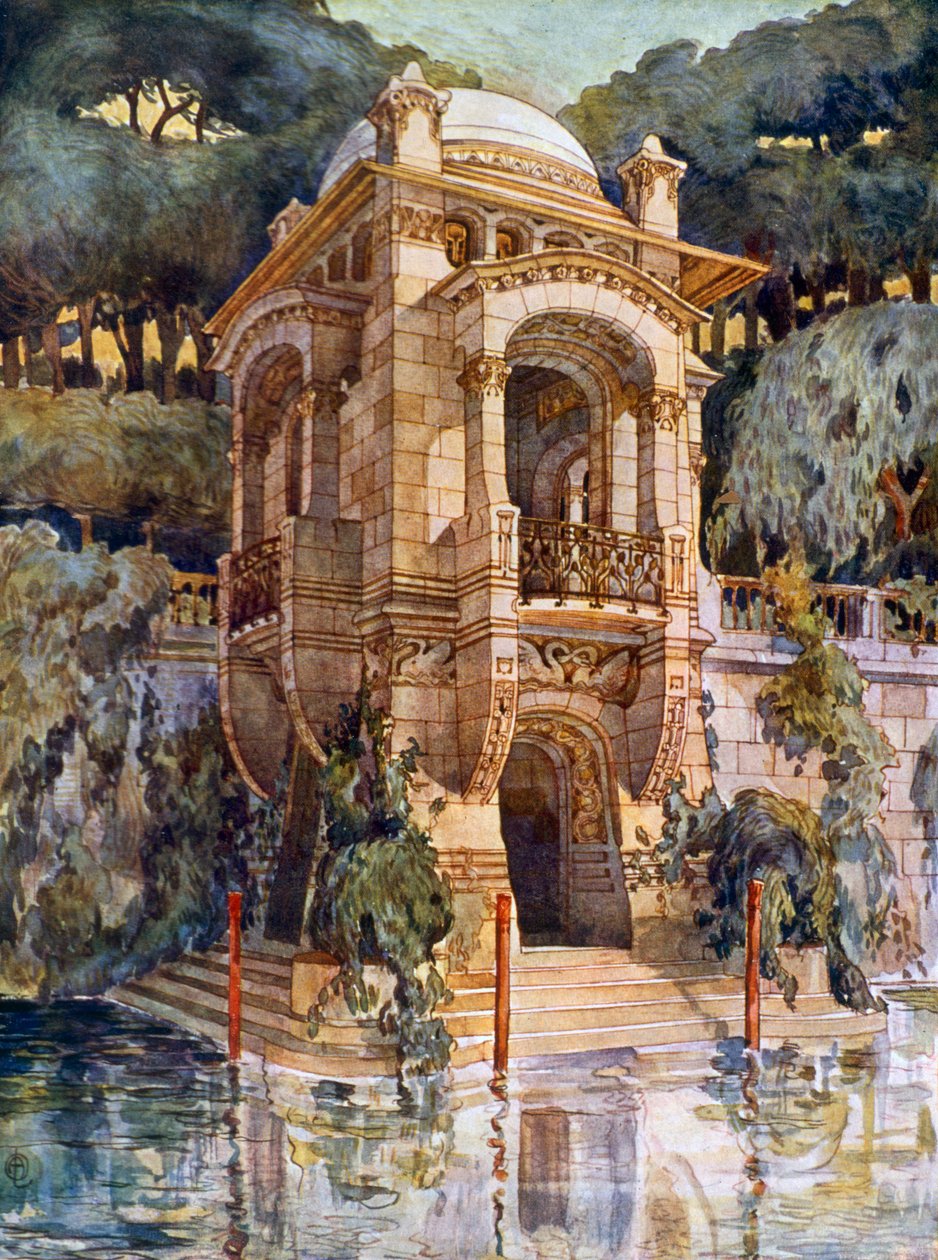 Fancy Garden (színes litográfia) alkotó: Alphonse Laverriere