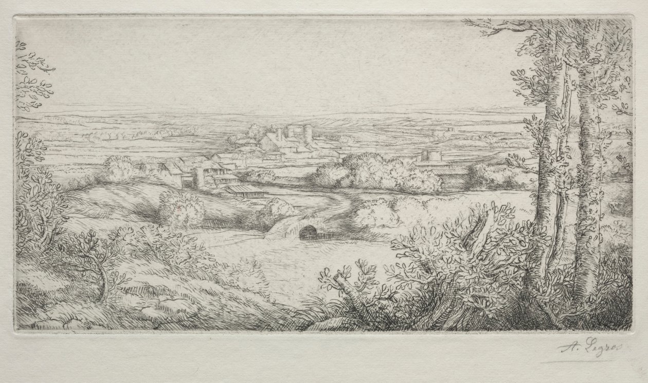 Völgy Burgundiában Völgy Burgundiában. alkotó: Alphonse Legros