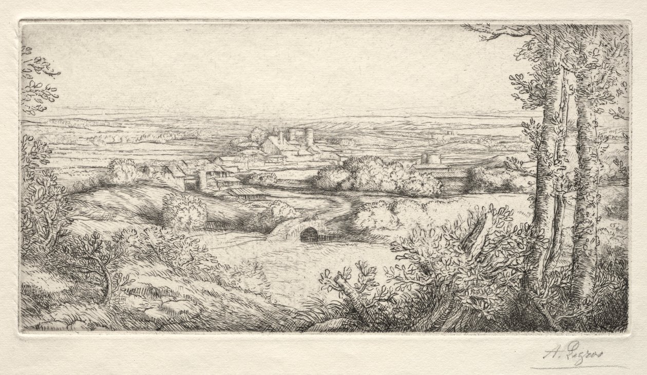 Völgy Burgundiában Völgy Burgundiában. alkotó: Alphonse Legros