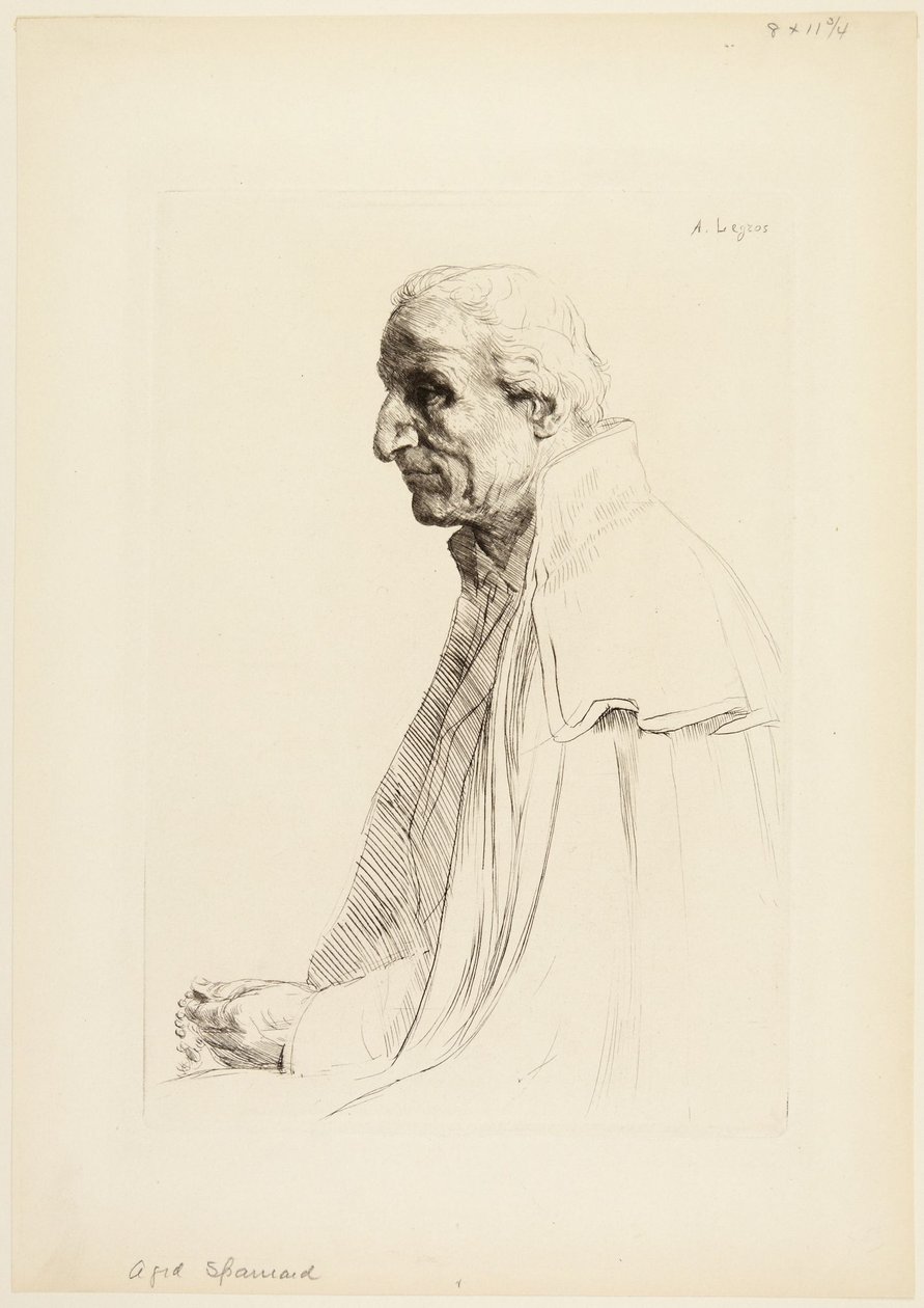 Idős spanyol alkotó: Alphonse Legros