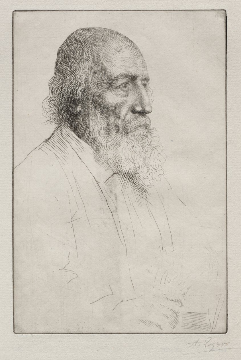 Alfred Lord Tennyson alkotó: Alphonse Legros