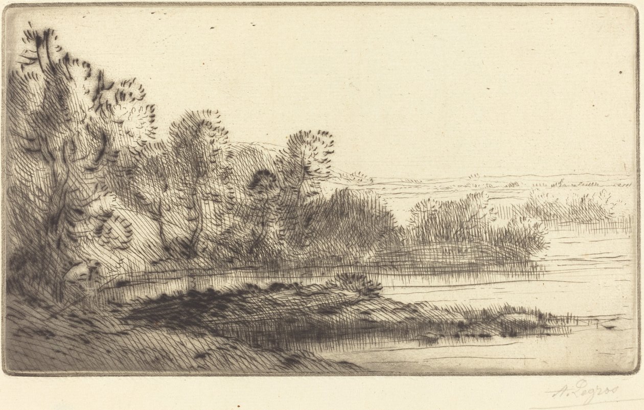 A Terne mentén alkotó: Alphonse Legros