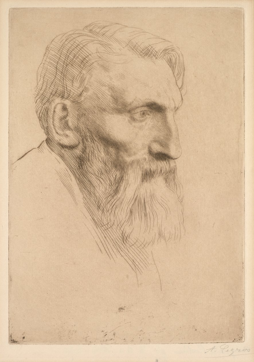 Auguste Rodin, 1881. alkotó: Alphonse Legros