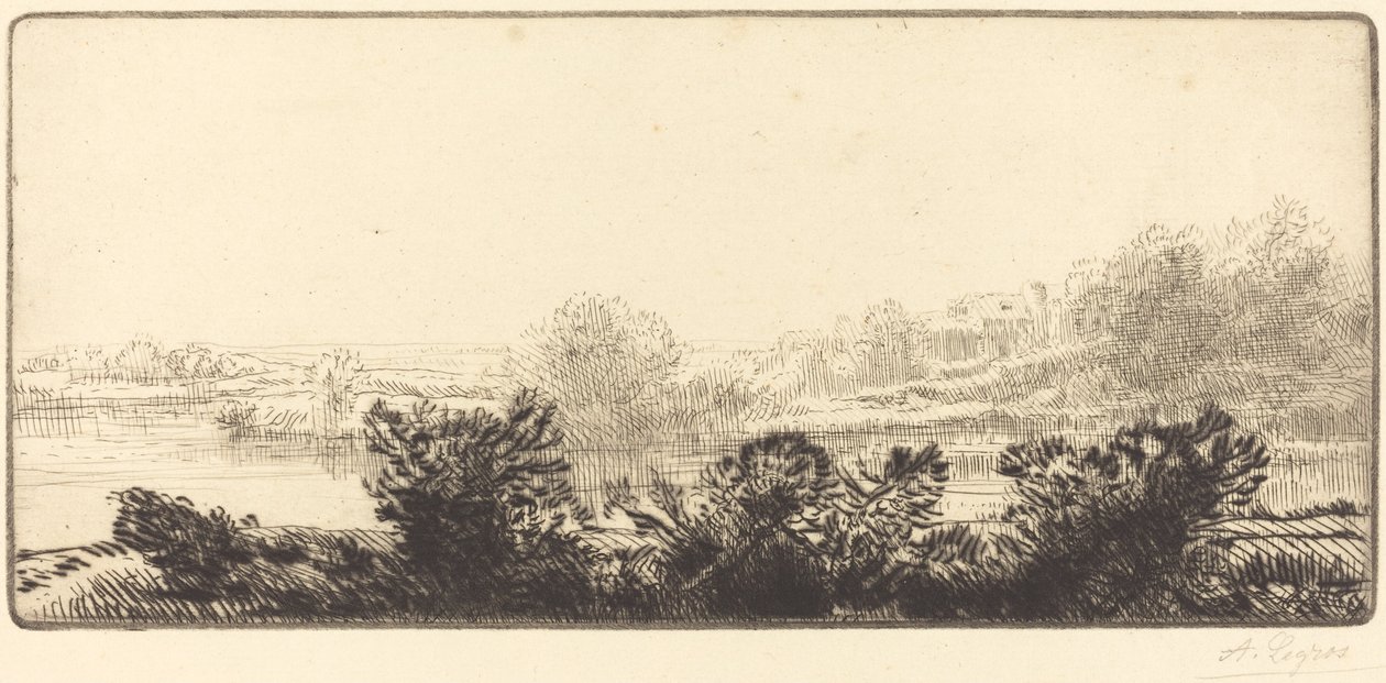 A Loire partjai alkotó: Alphonse Legros