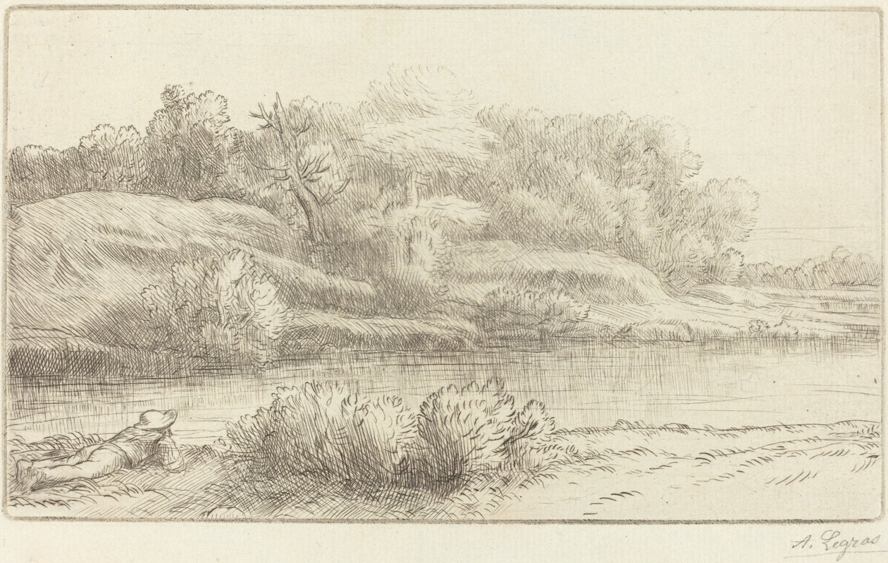 A Venelle partjai A Venelle széle. alkotó: Alphonse Legros