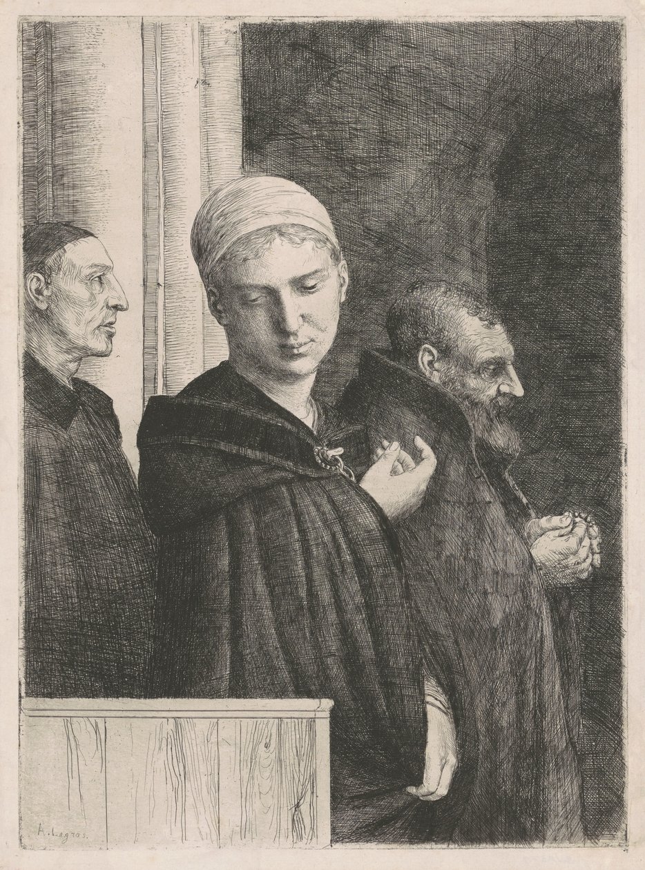 Keresztelés alkotó: Alphonse Legros