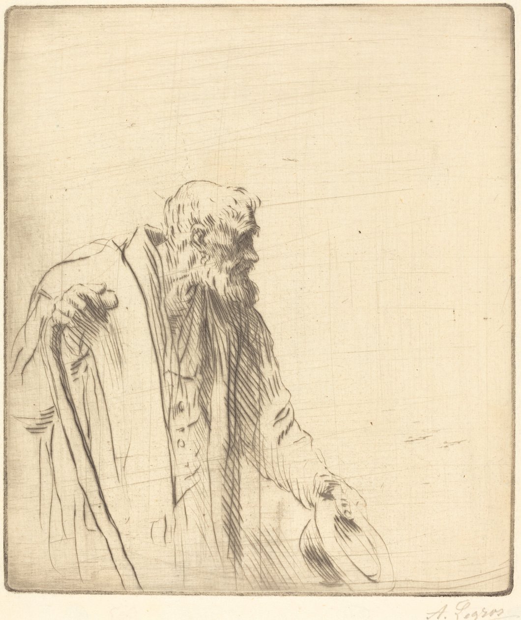 Koldus (Egy koldus) alkotó: Alphonse Legros