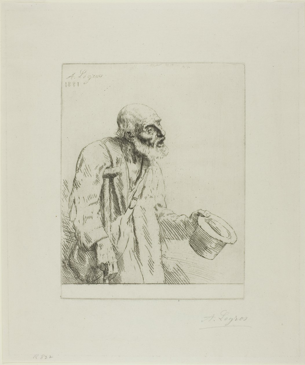 Mankós koldus alkotó: Alphonse Legros