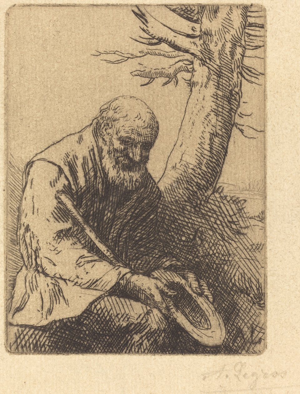 Koldus kalappal a kezében Koldus kalappal a kezében. alkotó: Alphonse Legros