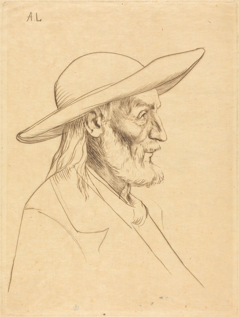 Breton Peasant (Breton parasz) alkotó: Alphonse Legros