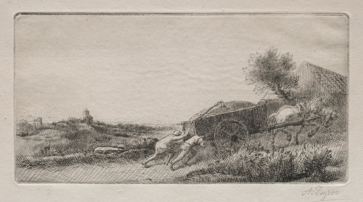 Hazahozzuk a szénát alkotó: Alphonse Legros
