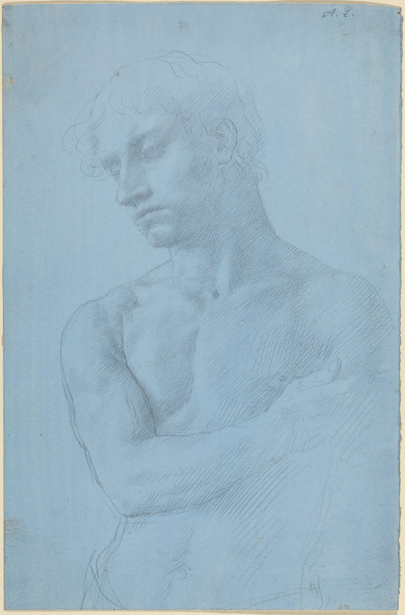 Meztelen férfi mellszobra alkotó: Alphonse Legros