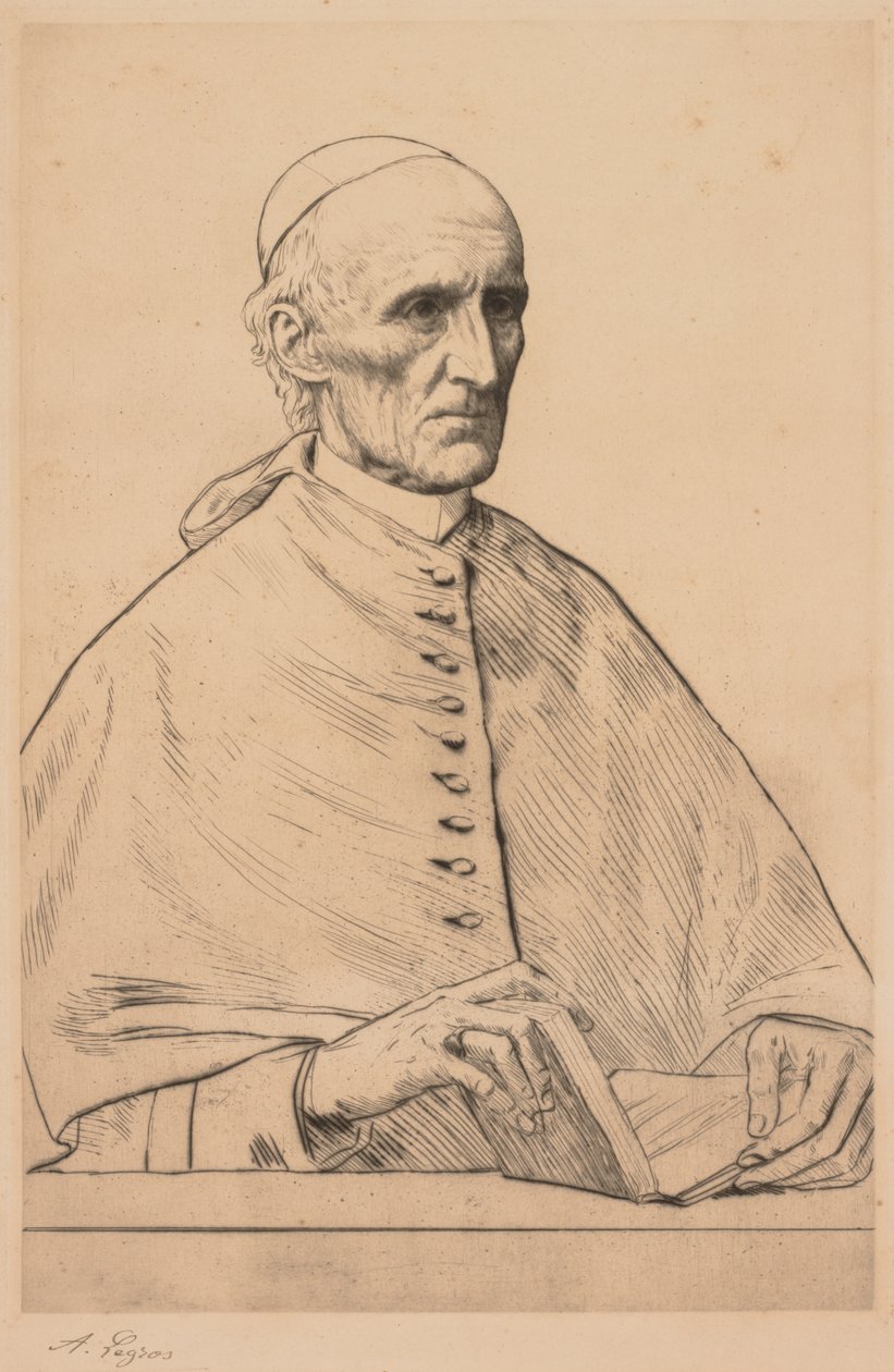 Manning bíboros. alkotó: Alphonse Legros