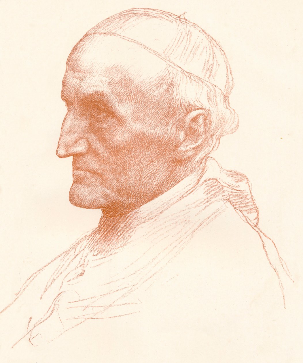 Manning bíboros, c1857-1903, c1903. alkotó: Alphonse Legros