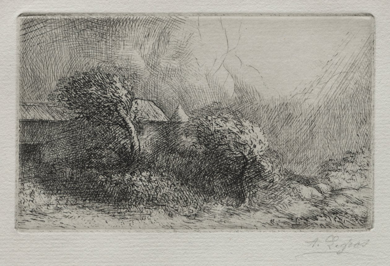Chailli: Egy vihar vége (Vihareffektus) alkotó: Alphonse Legros