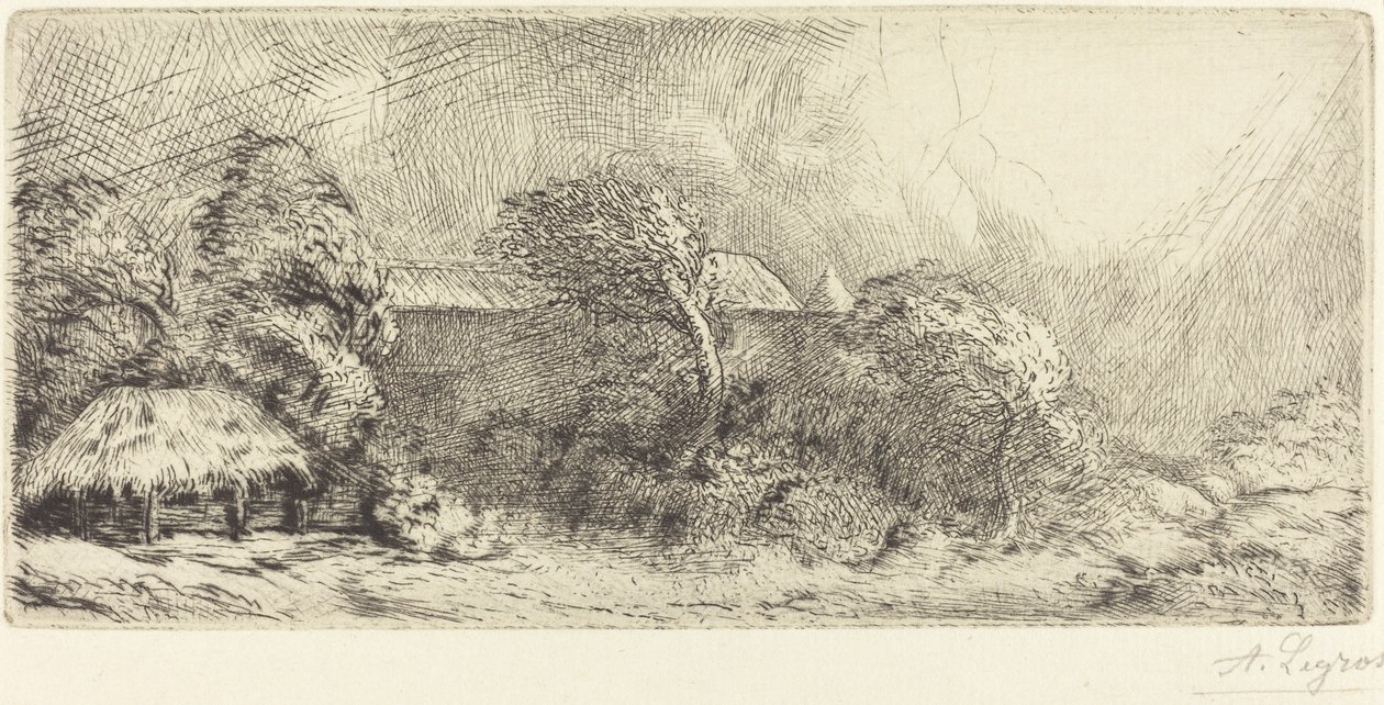 Chailli viharban látott Chailli: Viharhatás. alkotó: Alphonse Legros