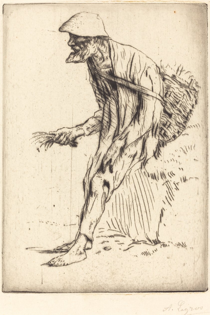tyúkhús kereskedő tyúkfű kereskedő. alkotó: Alphonse Legros