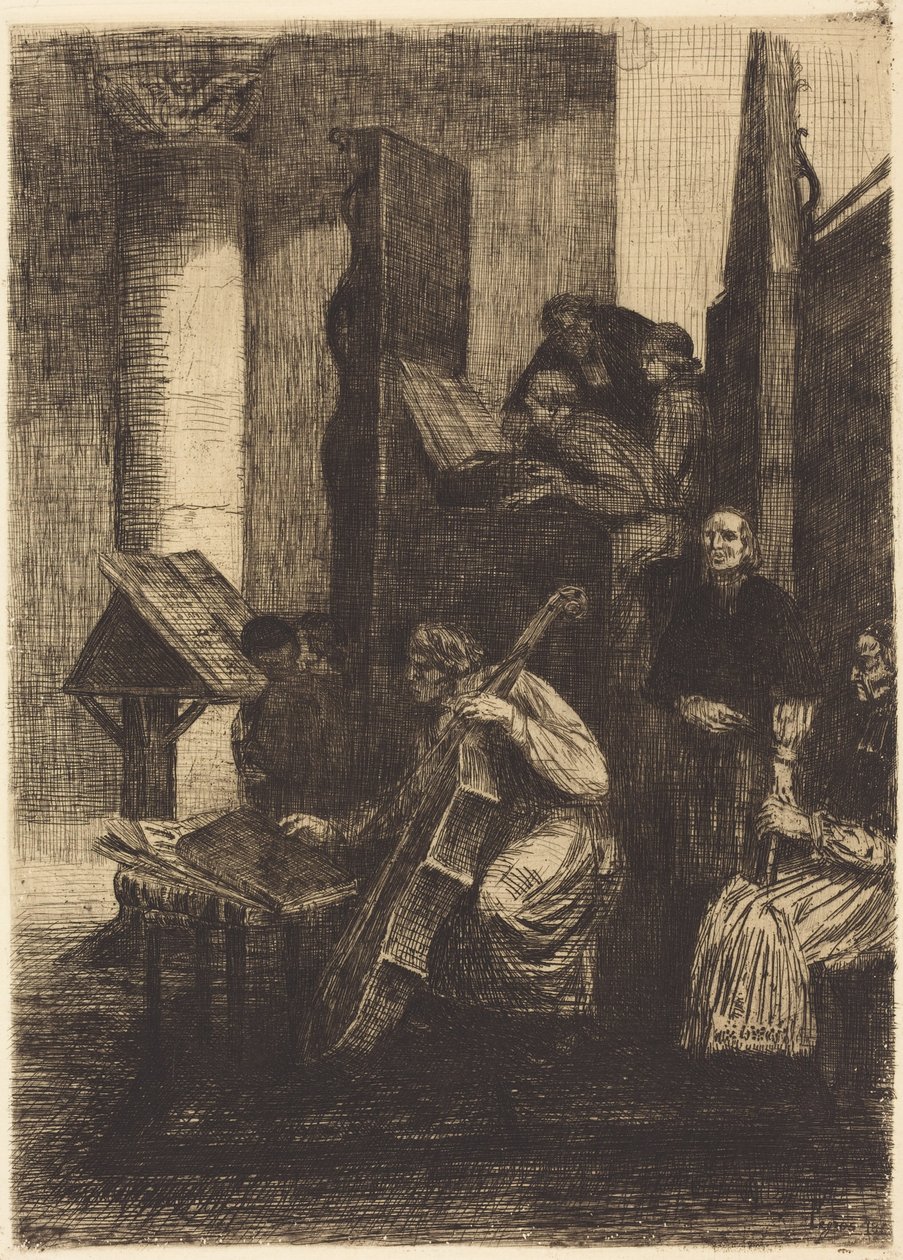 Kórus egy spanyol templomban (Le choeur d