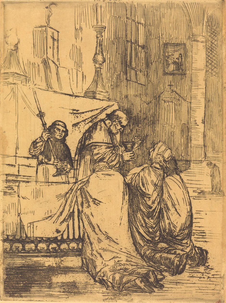 Közösség a Szent Medárd-templomban La communion dans l