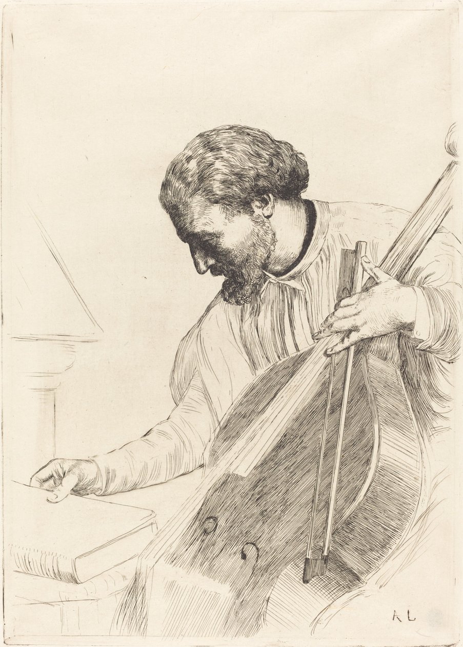 Contre-basszusgitáros alkotó: Alphonse Legros