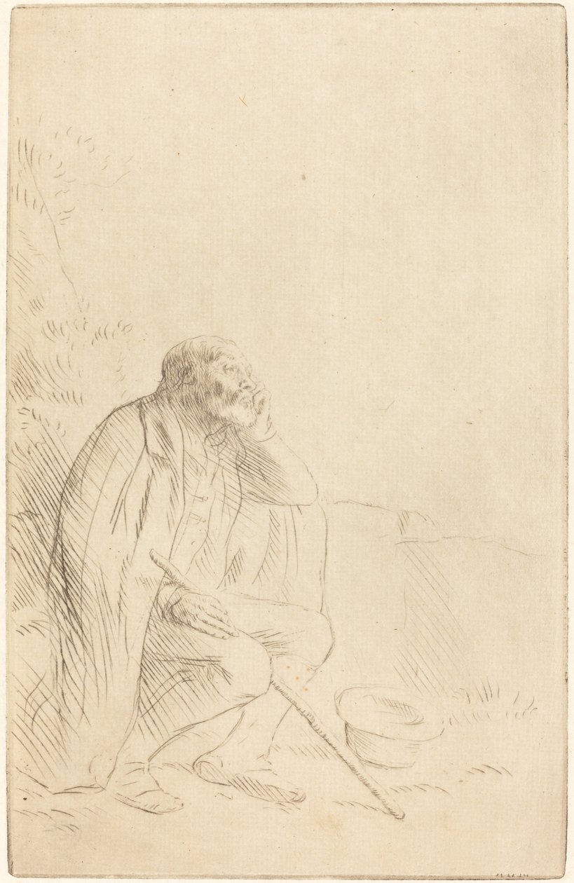 Nappali álom (Az álmodozó) alkotó: Alphonse Legros