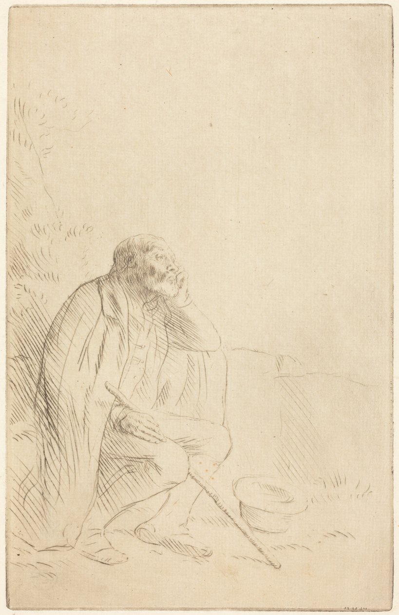 Day-dream (Az álmodozó) alkotó: Alphonse Legros