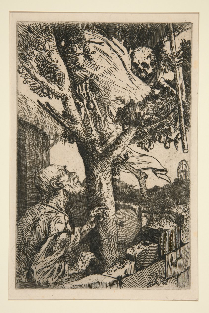 Halál a körtefában alkotó: Alphonse Legros