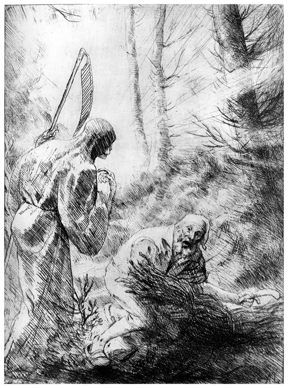 Egy favágó halála, 1860-1910, 1924. alkotó: Alphonse Legros