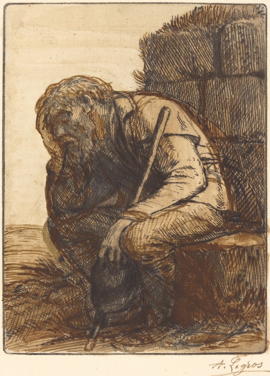 Kétségbeesett ember alkotó: Alphonse Legros
