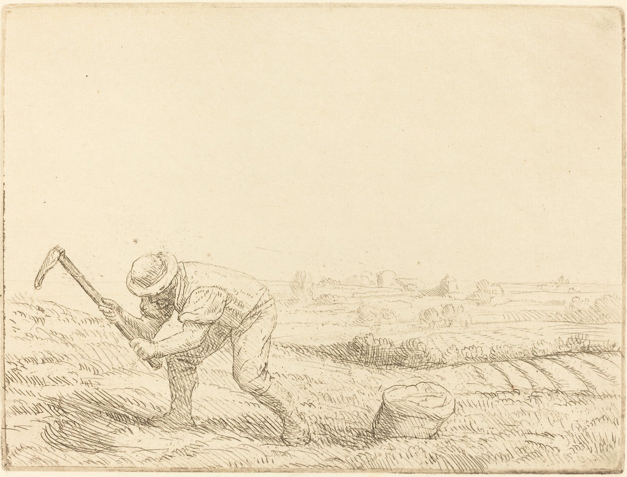 Digger Az ásó. alkotó: Alphonse Legros
