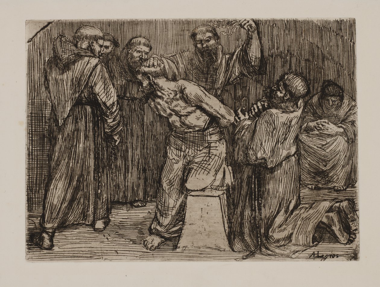 Fegyelem a kolostorban alkotó: Alphonse Legros