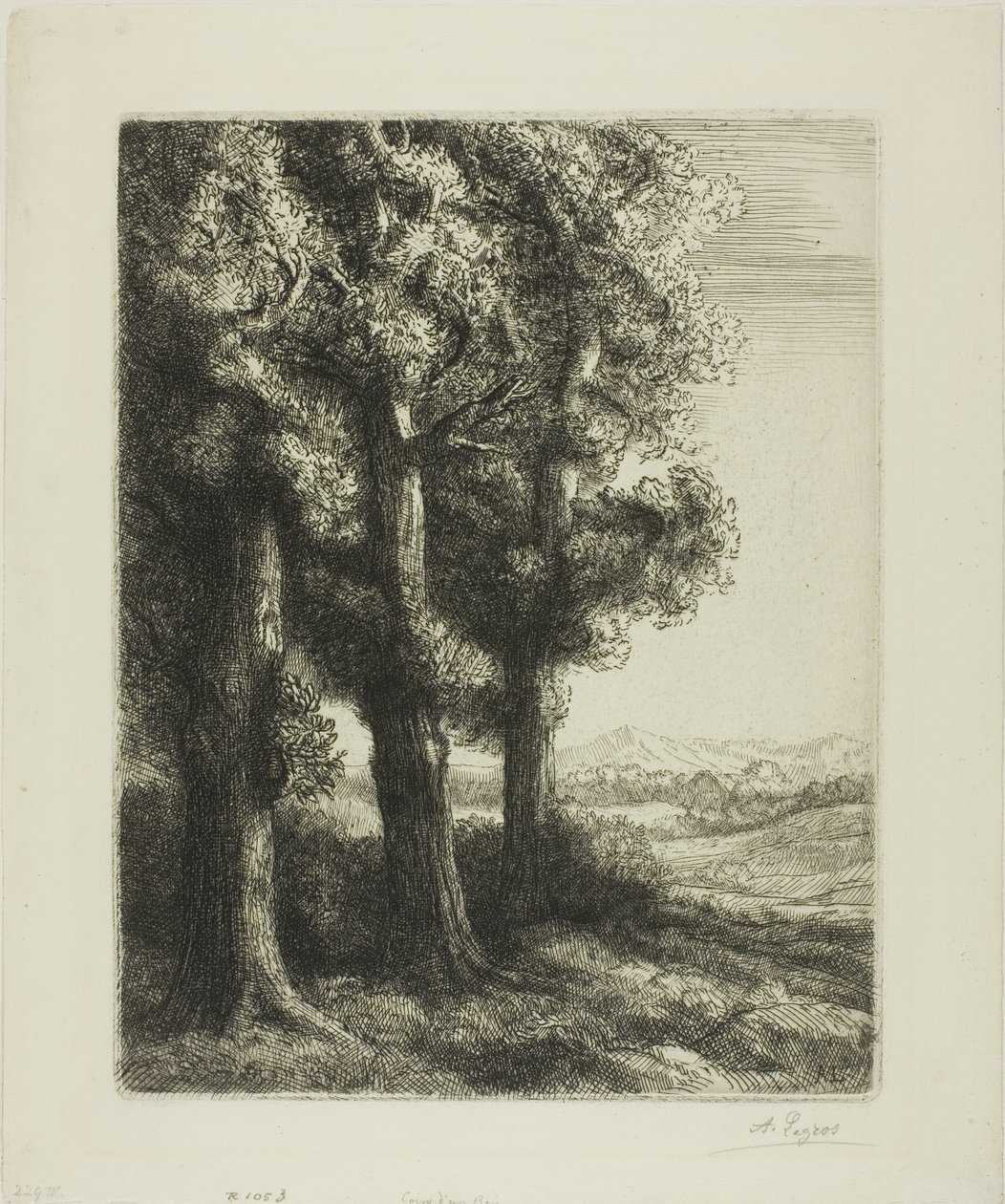 Egy fa széle alkotó: Alphonse Legros
