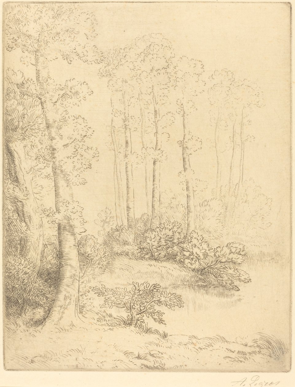 A víz széle alkotó: Alphonse Legros