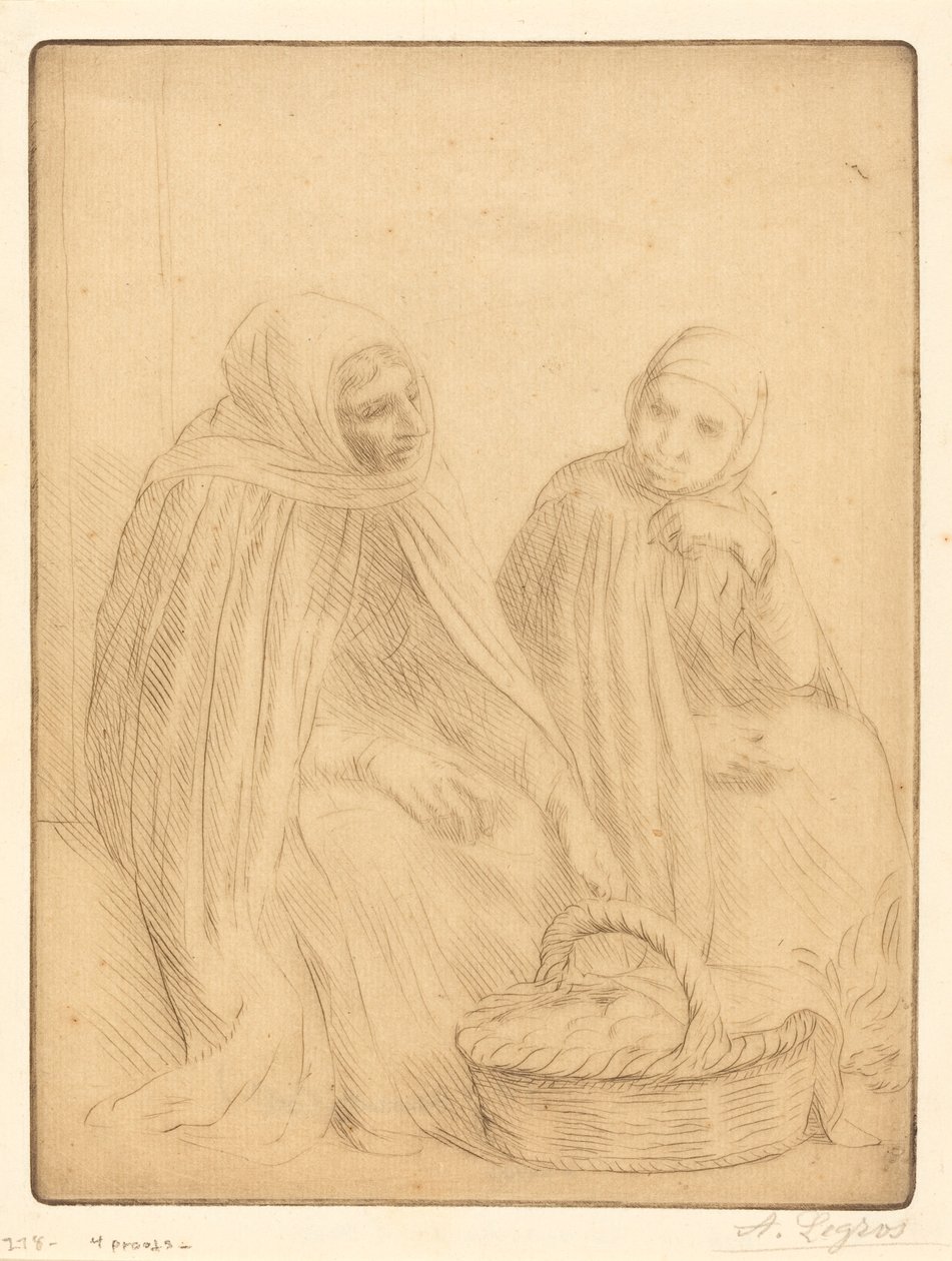 Tojásárusok, 1. tányér alkotó: Alphonse Legros