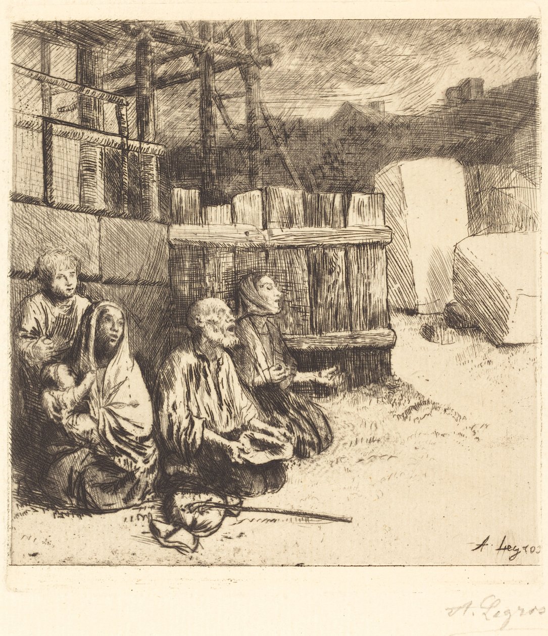 Angol koldusok alkotó: Alphonse Legros